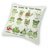 Zodiac Signs As Tiny Frog Tattoos Pillowcase Polyester Linen Velvet Pattern Zip Decorative Throw Pillow Case Home Cushion Cover