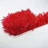 10Meters Fluffy Turkey Feathers Trim Fringe Ribbon Marabou Feather On Tape Fringes Sewing Trimmings DIY Clothes Dress Decoration