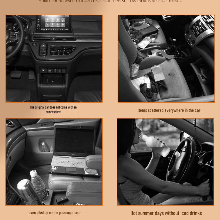 Ideal ONE Rear Armrest Box Center Console Storage Modification