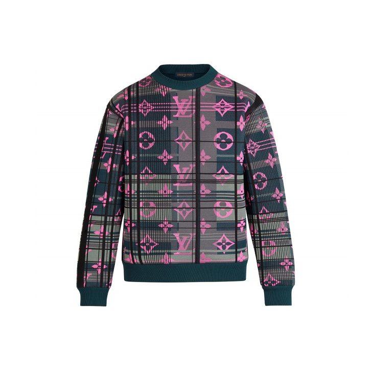 LOUIS VUITTON Monogram Jacquard Sweatshirt 1A8P0J
