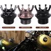 Lebonarie Harley Tank Cap Fuel Cap Softail Sportster 883 1200 Crown Style (Black)