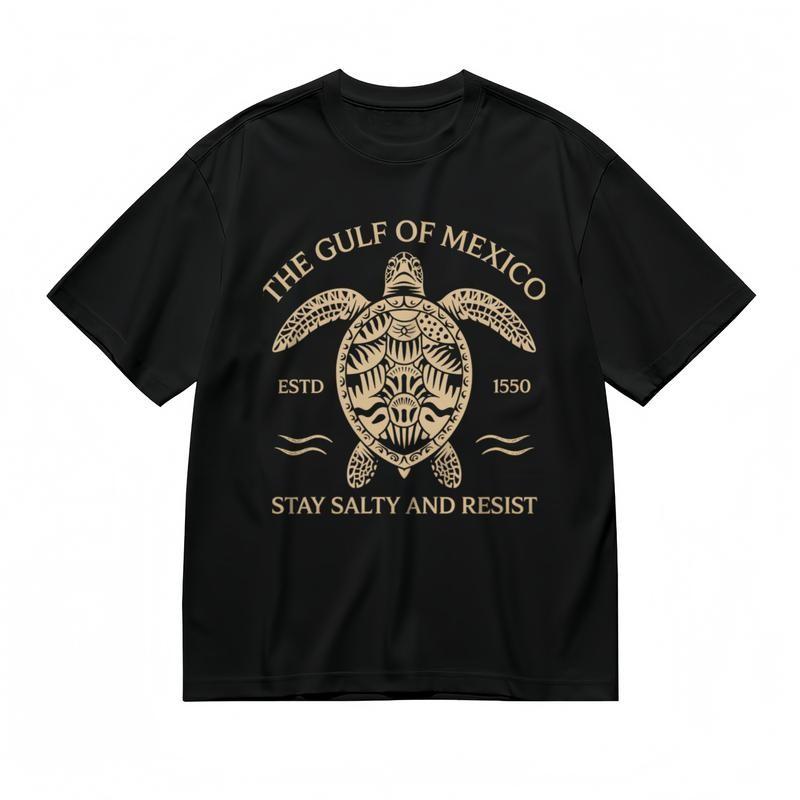 

Women s All-Season Soft Classic T-Shirt Stay Salty Turtle With Wave Design Tee 3XL