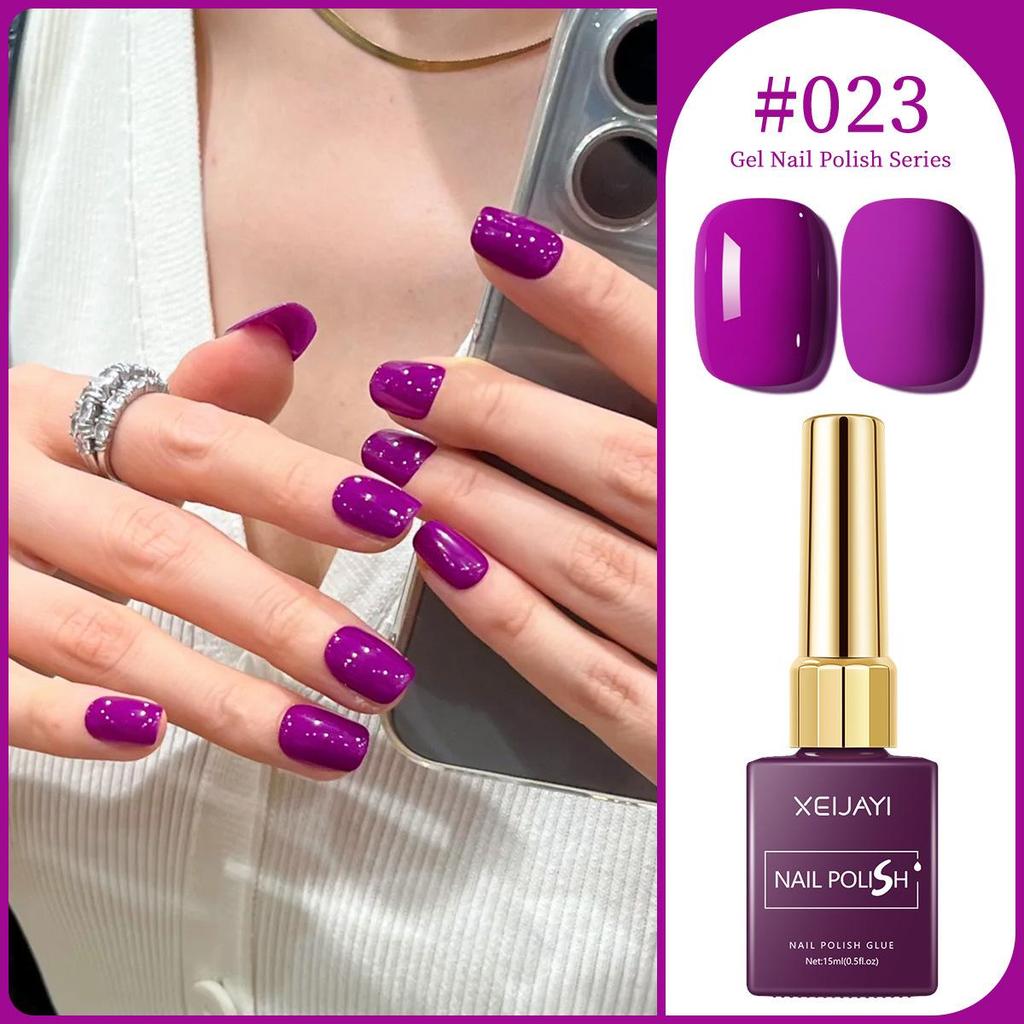 XEIJAYI 15ml Solid Color Nail Gel - 72 Color Options for Nail Art Salons