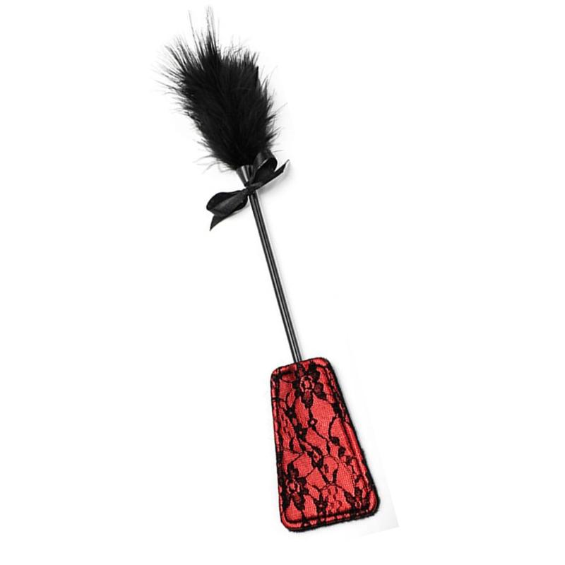 Bdsm Feather Tickled Whip Bondage Erotic Punish Fetish Leather Spanking Paddle Play Flogger