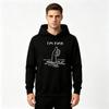 Men's Sarcastic 'I'm Fine' Drowning Hand Print Pullover Hoodie Casual Long Sleeve Sweatshirt