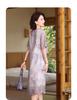 Stilvolles Qipao-Kleid für Frauen mittleren und höheren Alters, Sommer 2026 - Neuer chinesischer Stil Rock