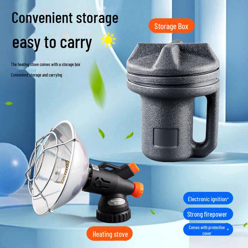 Portable Outdoor Heater: Mini Sun Stove for Camping and Tent Heating