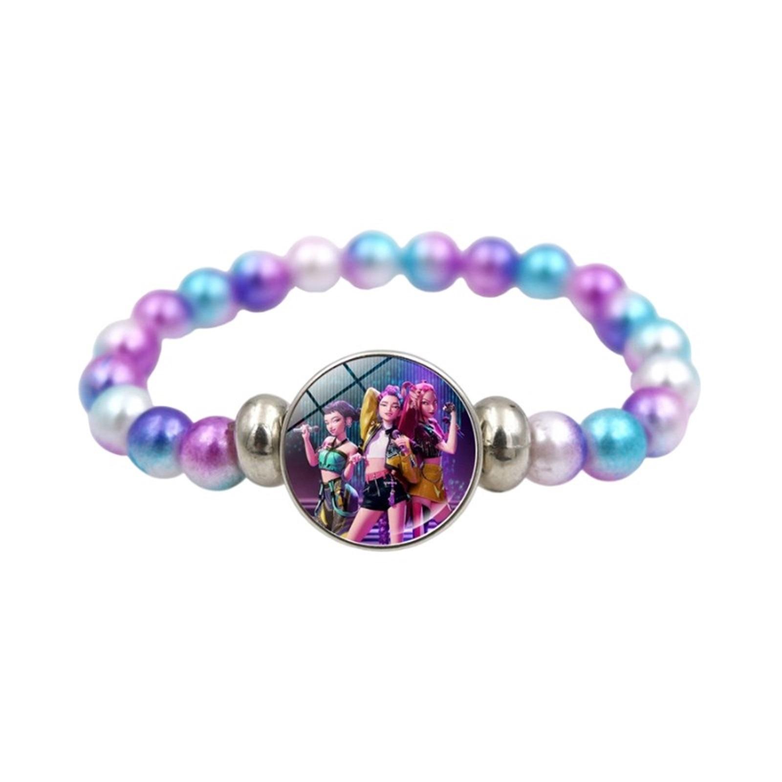 

Браслет Подарок для девочки, Аксессуары Красочный браслет из бусин Ювелирные изделия One Size