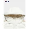 FILA Women's 2025 Winter Casual Loose Hooded Long Down Jacket