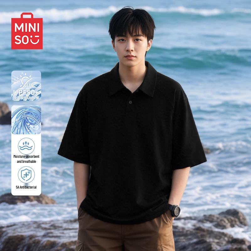 

MINISO Men s Premium Quick-Dry Polo Shirt XL