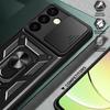 For Samsung Galaxy S24 Case Anti-drop Slide Lens Protection Scratch-resistant PC+TPU Phone Cover