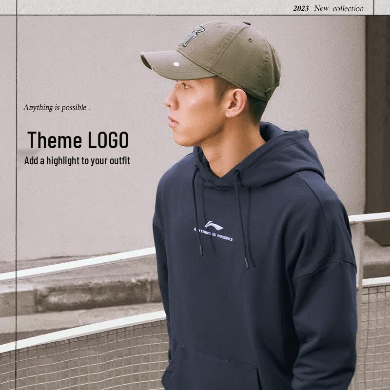 Li-Ning Unisex Hooded Pullover Sweatshirt