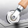 Metal Screen Rolling Tools Double-head Convex and Concave Screen Spline Repair Roller Door Window Hand Crank Roller with Bearing