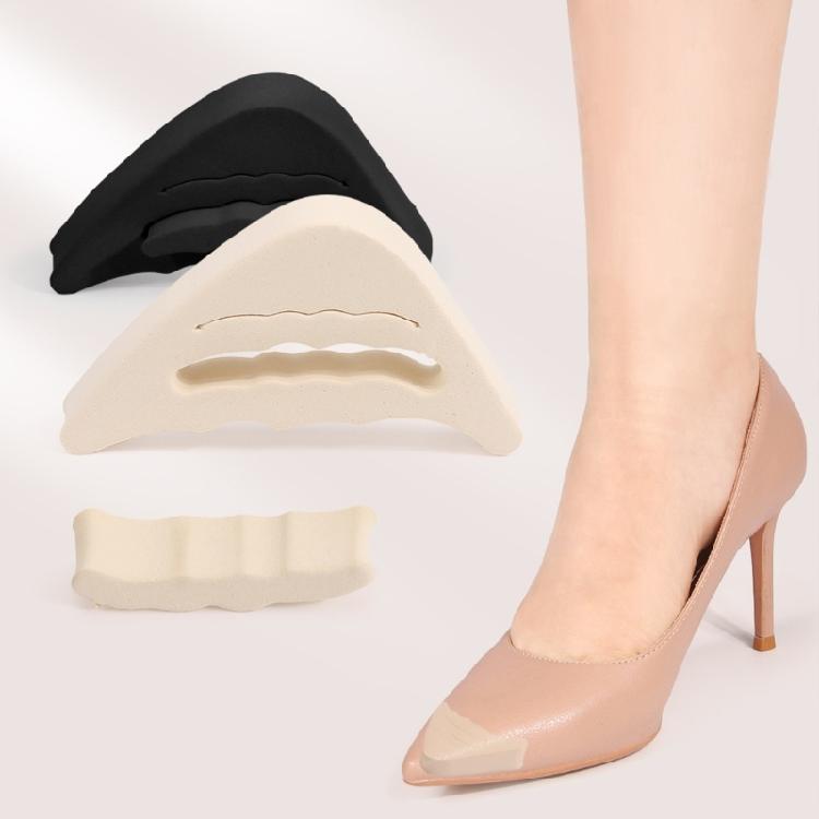 2 Pairs High Heel Toe Cushions for Women Anti Slip Breathable Rubber Heel Toe Protectors Cushioning Pad Shoe Inserts