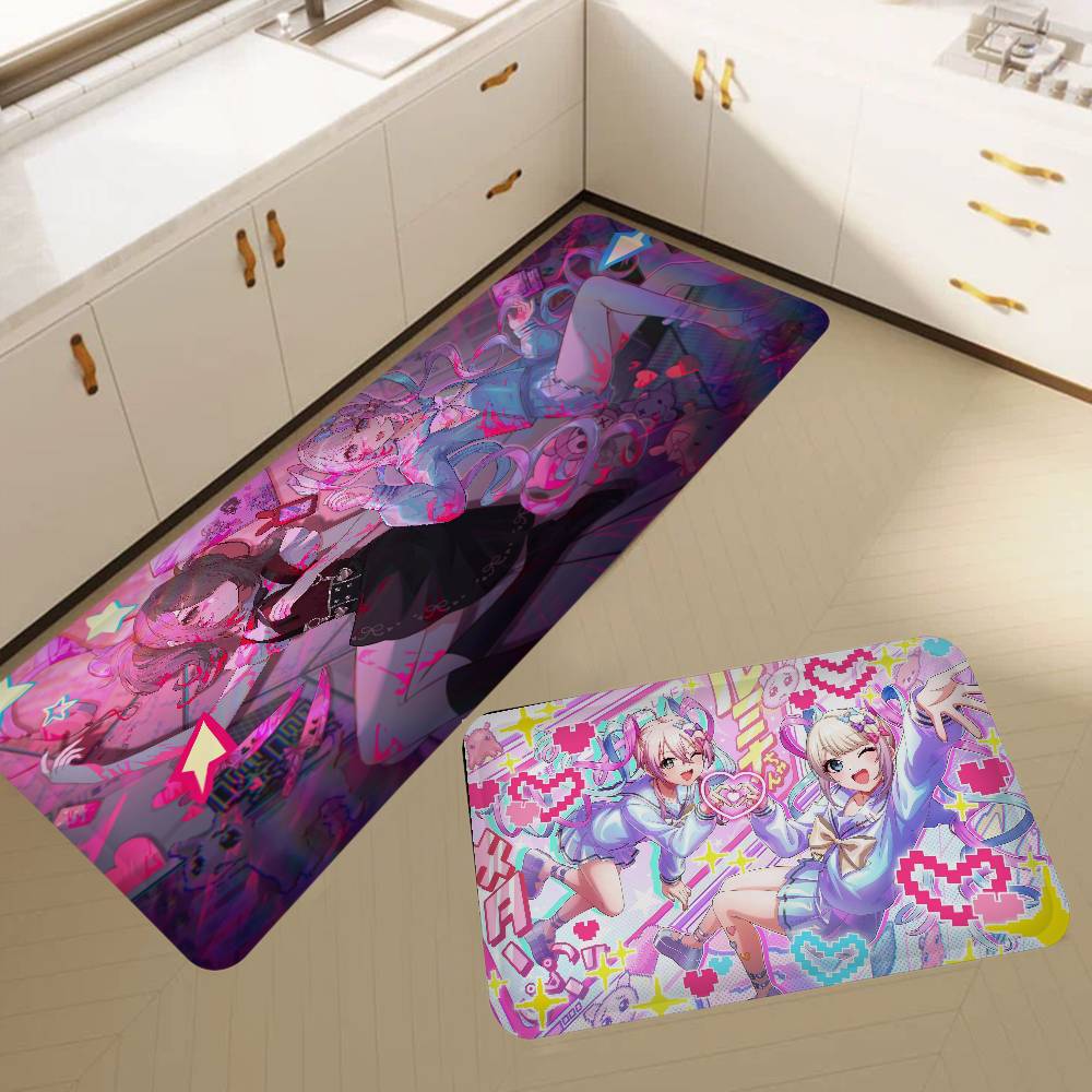 ADV games Needy Girl Overdose comics Bathroom Mat Kids Room Bedroom Decoration Balcony Anti-Slip Doormat Living Room Welcome Rug