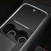 Center Console Panel Sticker For Tesla Model 3 Y 2021 2022 Central Control Cover Car Interior Accessories