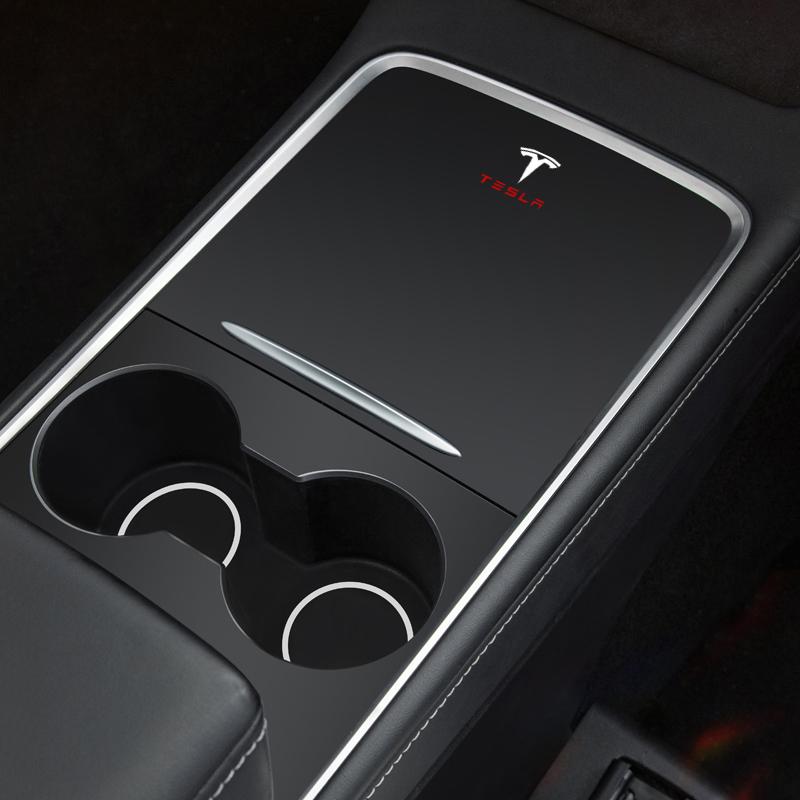 Center Console Panel Sticker For Tesla Model 3 Y 2021 2022 Central Control Cover Car Interior Accessories