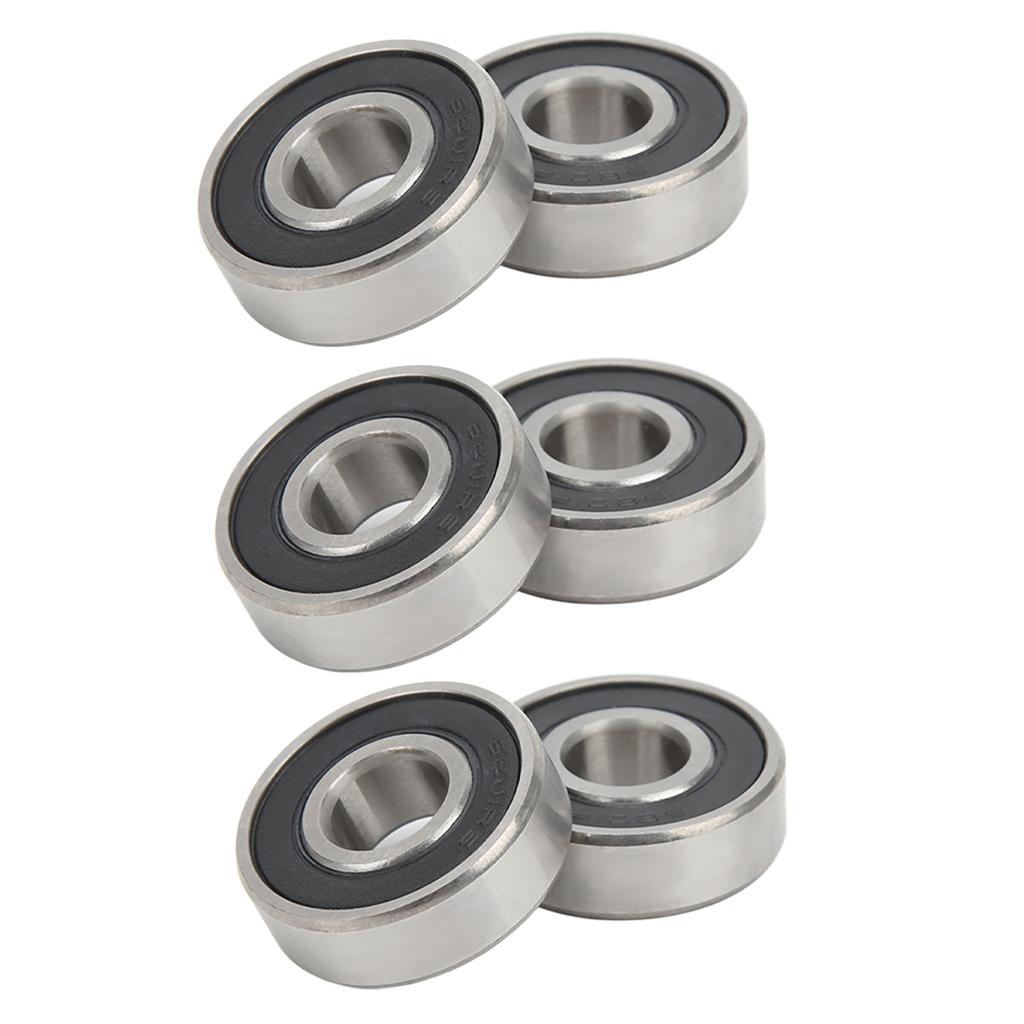 6Pcs 6201 Sealed Bearing High Carbon Steel Car Ball Bearing for Electric Motors Power Tools Vehicle