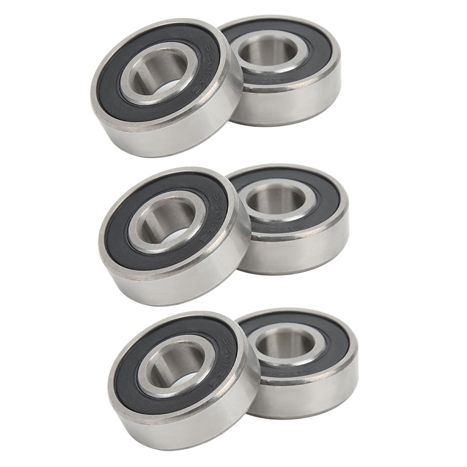 

6Pcs 6201 Sealed Bearing High Carbon Steel Car Ball Bearing for Electric Motors Power Tools Vehicle