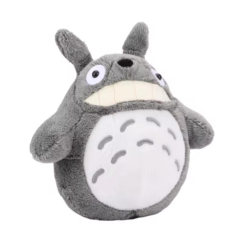 Cute Soft Cartoon Animal Character Bare Teeth Cat Plush Toy Animated Around a Fun Birthday Gift for a Child Sleeping Companion