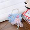 Snowflake Frozen Pattern Childrens Small Crossbody Bag With Material Sequin