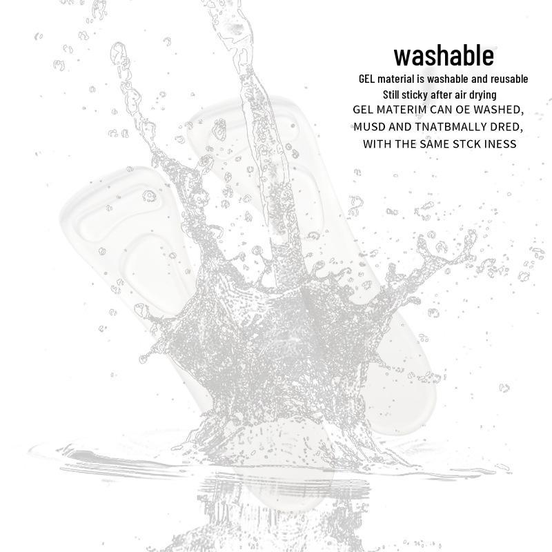 Washable Silicone Three-Quarter Insole: Soft, Self-Adhesive, Reusable Comfort for High Heels