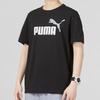 Puma American Vintage Letter Logo Print Crew Neck Pullover Sports Short Sleeve T-Shirt Men Tops Black 847666-61