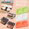 Sushi Mold 1pc Creative Sandwich Rice Ball Mould Triangle Square Round Rice Ball Bento Press Maker Mold Bento Tools VIE LENTE