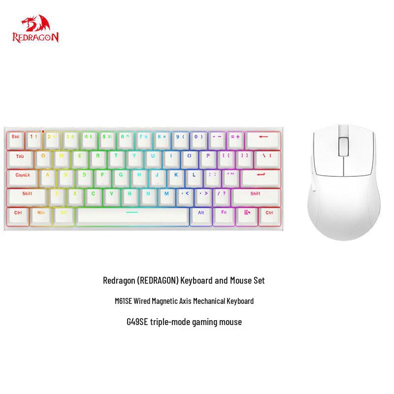 Redragon Magnetic Switch Mechanical Keyboard & G49 SE Gaming Mouse Combo
