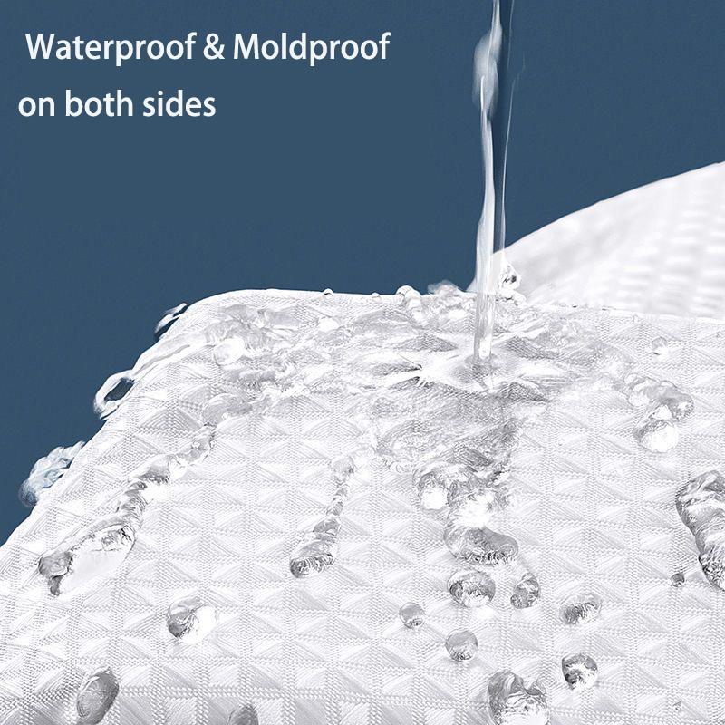 Perdele de duș Waffle, Perdele de duș din stofă pentru baie, Perdele lungi pentru căzi de baie Perdele de duș pentru baie