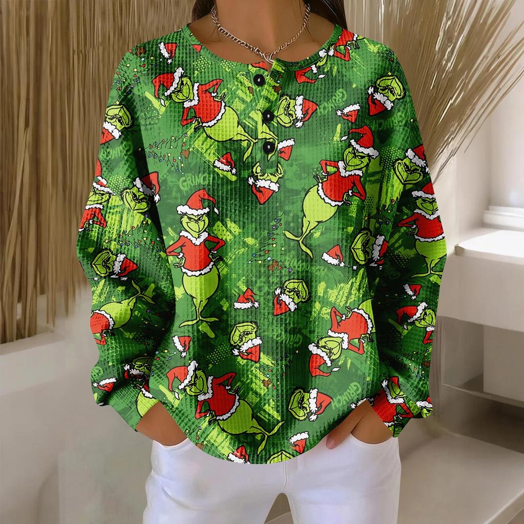 Dámské ležérní košile s dlouhým rukávem, topy na knoflíky s výstřihem do V, volný úplet, podzimní oblíbené pro ženy