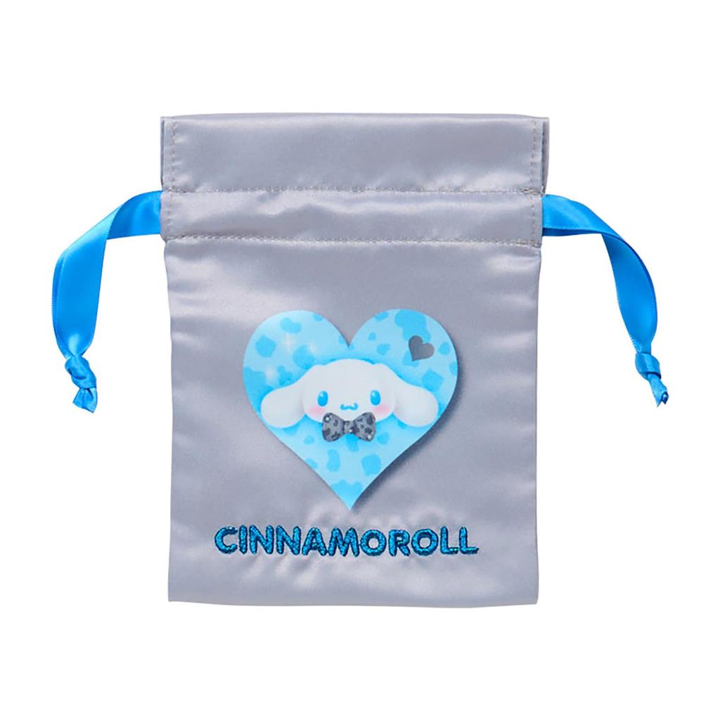 Sanrio Set of 2 Drawstring Bags Animal Cinnamoroll Polyester 071731 (SANRIO) (Monotone Design)