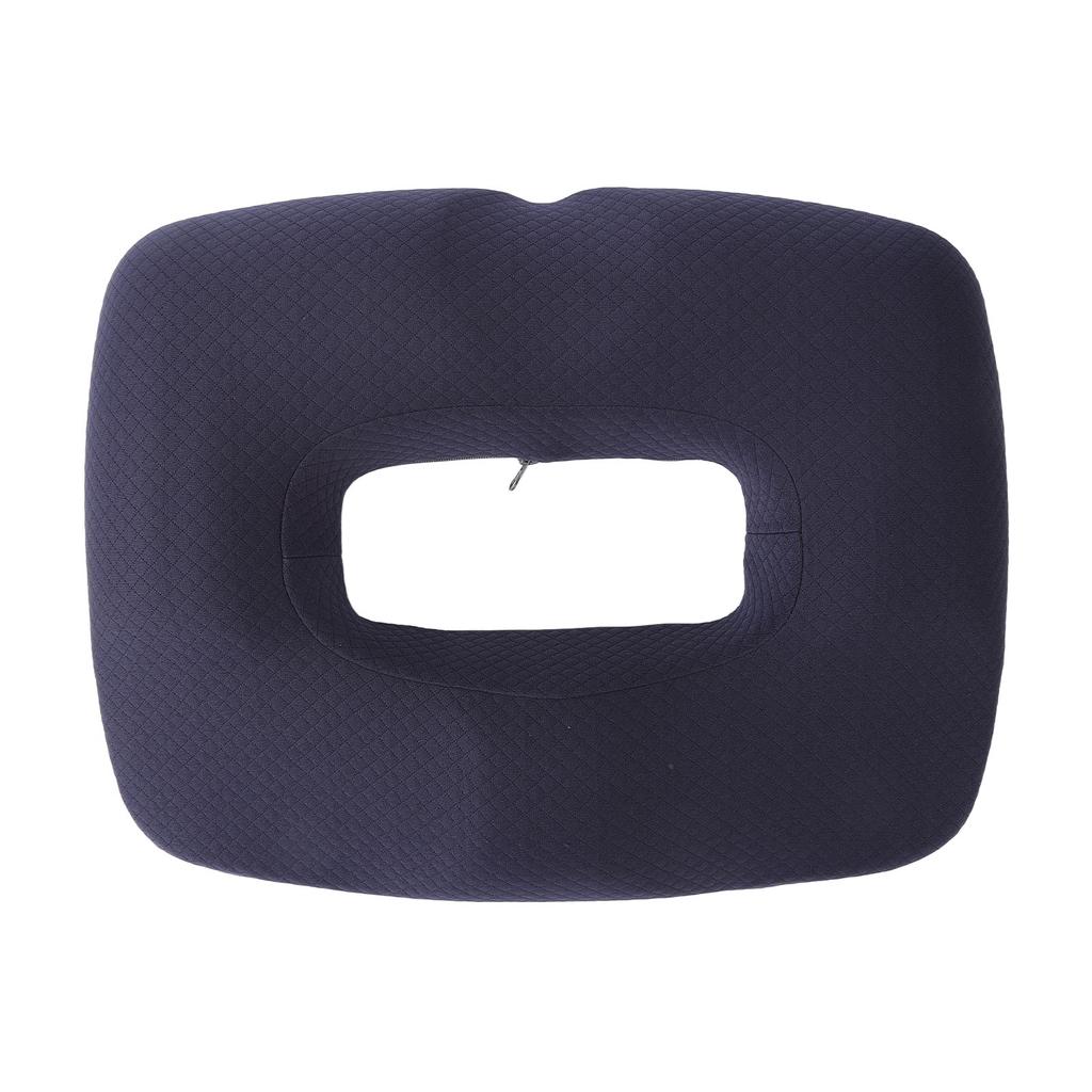 Seat Cushion Comfortable Memory Foam Breathable Versatile Hollow Seat Cushion for Office Car Home Navy Blue