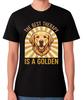 La Migliore Terapia è un Golden Retriever Maglietta Regalo per Amante dei Cani T-shirt Unisex