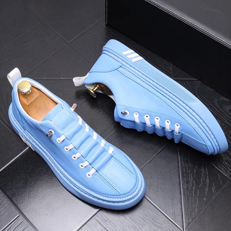 Men Leather Casual Shoes Spring Autumn New Designer Crocodile Print Lace-Up Flat Leisure Shoes Zapatos Hombreb6