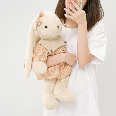 Hug Doll Rabbit Plush Toy Children's Comfort Doll Sleeping Pillow Long Ears Rabbit Doll Gift