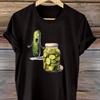 High Quality Black Pickle Graphic Tee For Women - Casual Wear