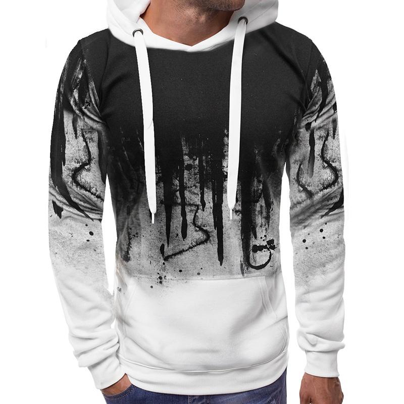 Mens Hoodies Winter Slim Fit Hooded Sweatshirt Outwear Sweater Warm Jacket Coat