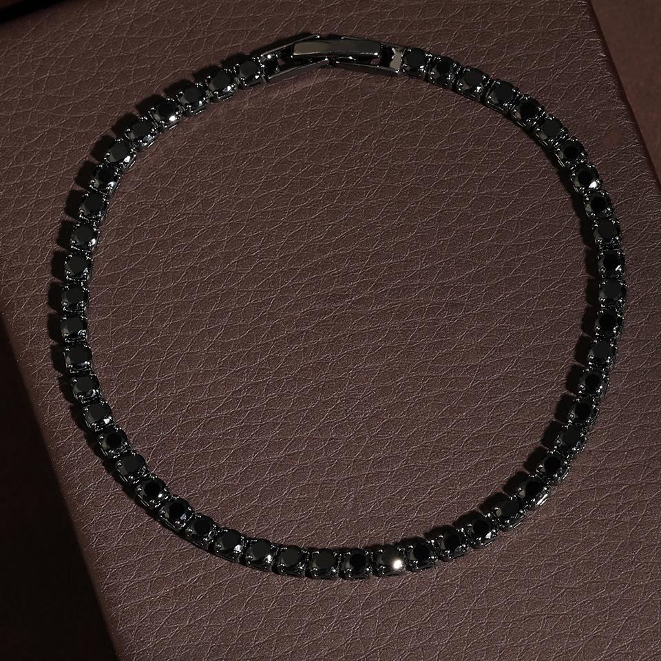 Fashion Zirconia Tennis Bracelet For Women Crystal Charm Designer Tennis Thin Chain Bracelet On Hand Wedding Jewelry