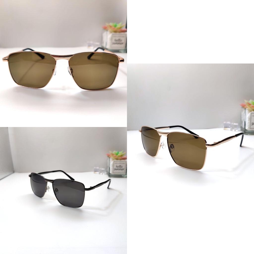 2023 Business Polarized Sunglasses Black Frame Grey Lens Uv400 Men Women Wholesale