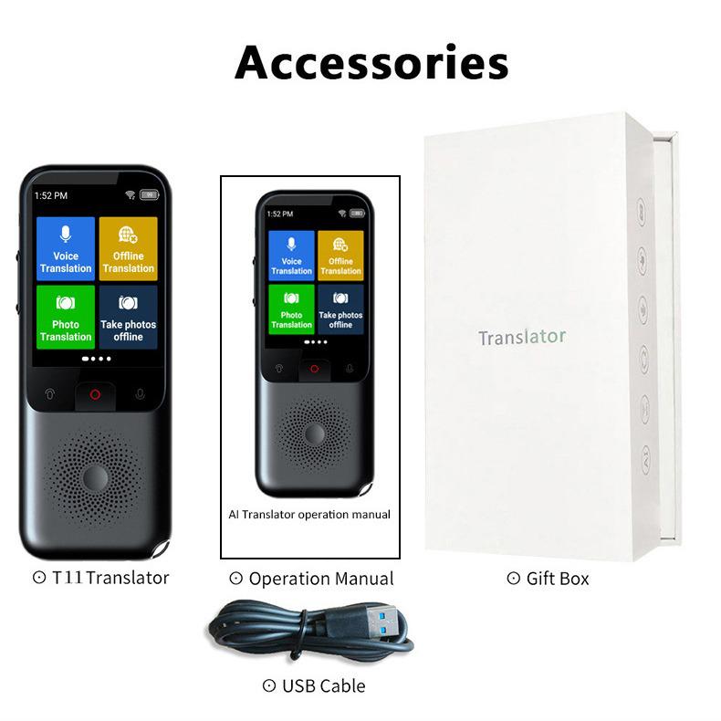 Cross-border Portable Offline Language Translator Earphones with Smart Photo Translation
