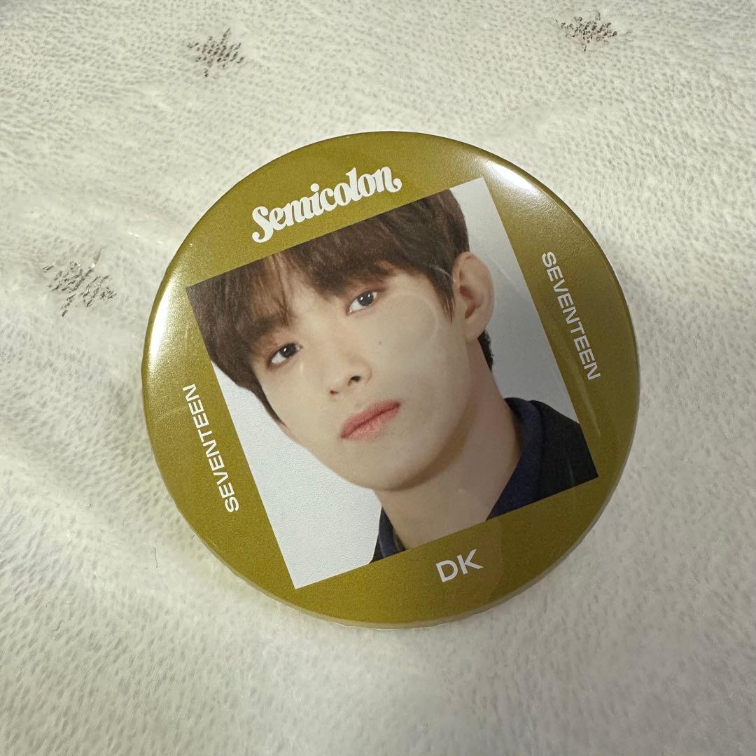 [USED] SEVENTEEN Dokyeom semicolon can badge