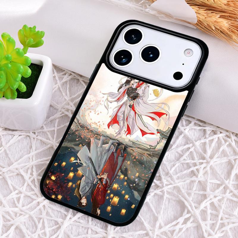 Anime Tian Guan Ci Fu Phone Case for iPhone 17 Air 16 15 11 12 14 13 Pro Max Shockproof Cover