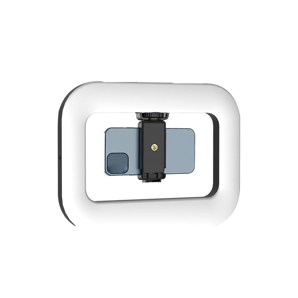 LED Mobile Video Stabilizer Rechargeable Cell Phone Light Handheld Phone Stabilizer with Phones Holder for Video Recording