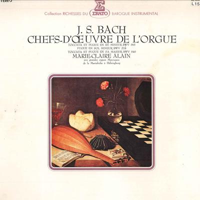 LP Plaat MARIE-CLAIRE ALAIN(ORGAAN) - Jsbach/Chefs-d'?uvre De L'orgue RE1064RE COLUMBIA 1973 Japan Klassiek Gebruikt