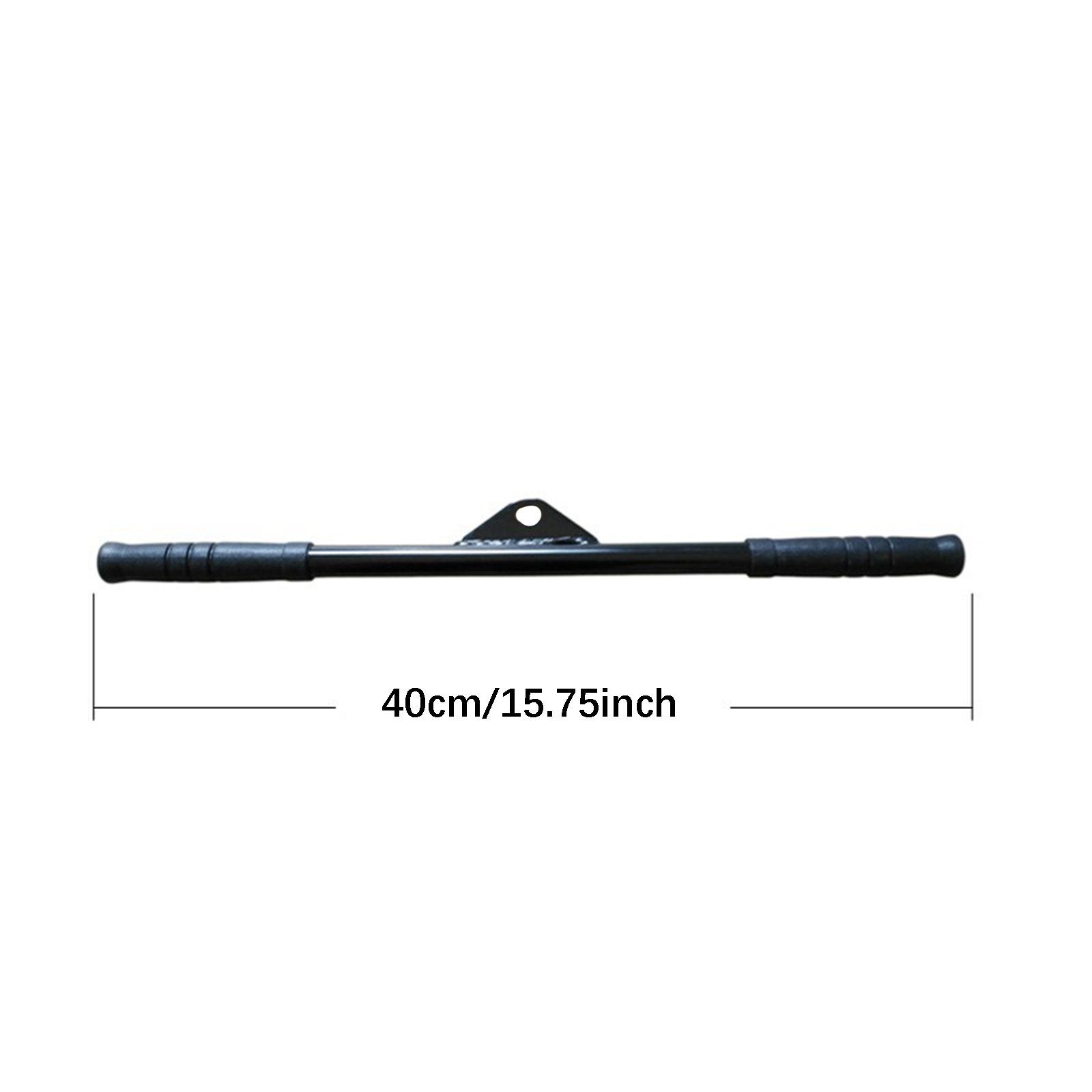 

LAT Bar Cable Machine Attachment Muscle Building Strength Workout Gym Equipment Back Tricep Training Handle Pull Down Bar