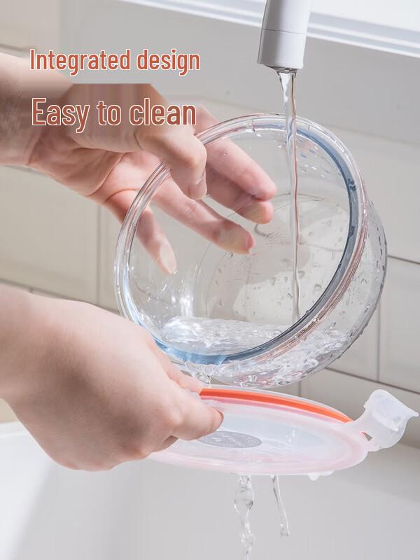 Camellia Rectangular Glass Food Storage Container