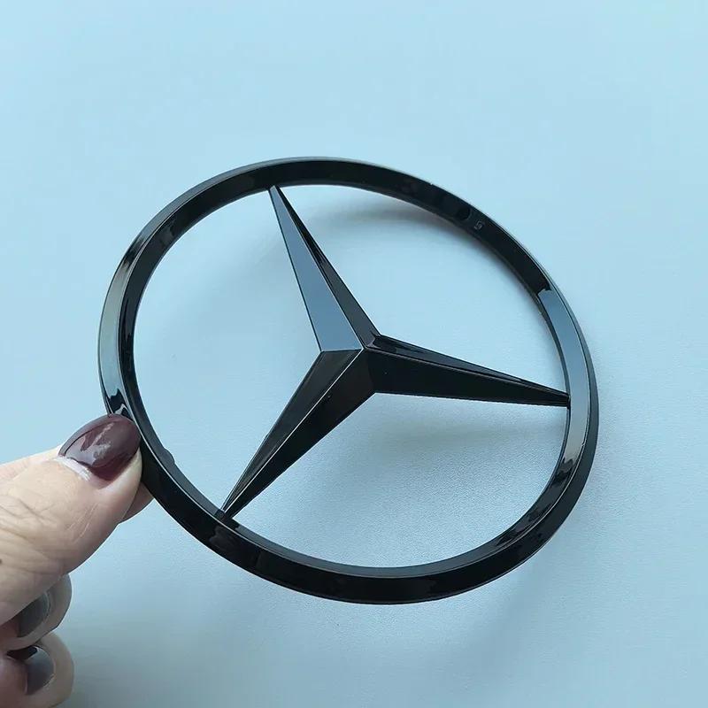 cbnqes1 For Mercedes Benz 10.5cm Star Badge ABS Car Emblem Trunk Spare Tire Cover Logo Replacement Sticker for Mercedes Benz W463 G63 G5