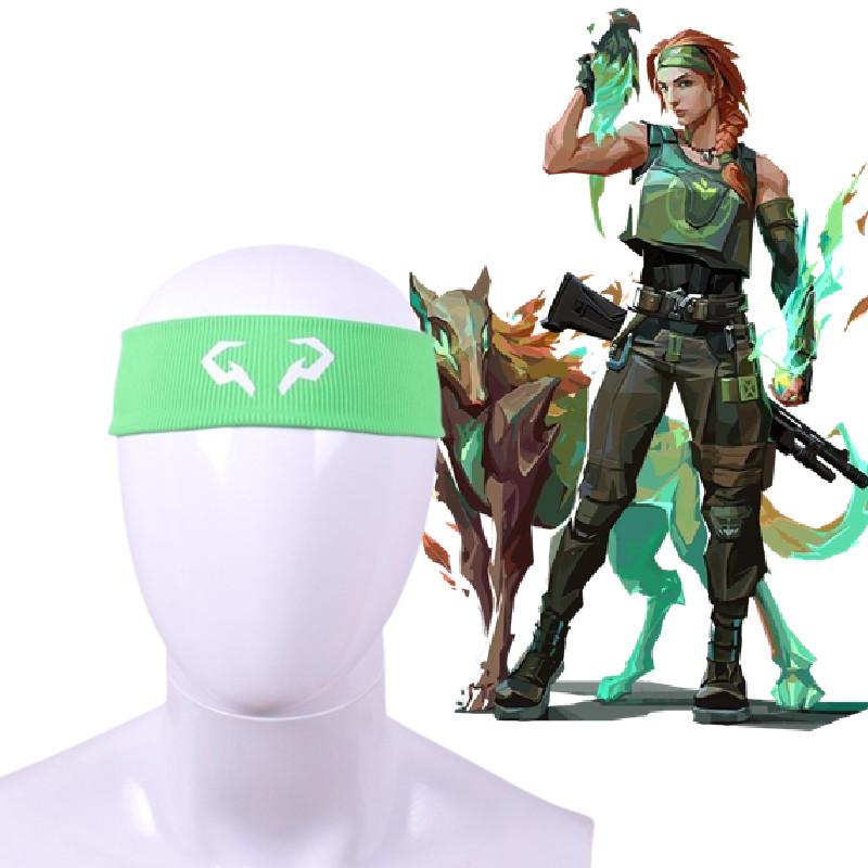 Logo Valorant Skye Headband Unisex Sports Hair Accessory For Esports And Fans Cosplay