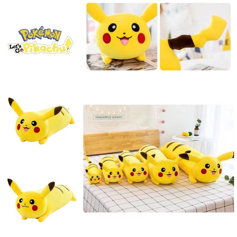 Adorable Long Pikachu Pillow Plush Toy Doll Home Decor Children Gift Kid